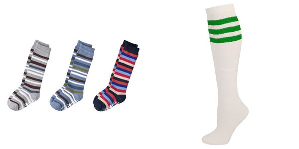stripes boy tube socks